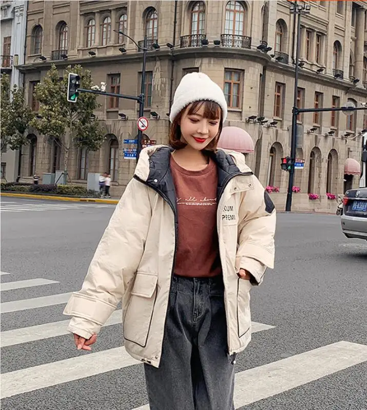 

2019 new autumn winter women fashion casual warm jacket female bisic coats Lady overcoat woman parka