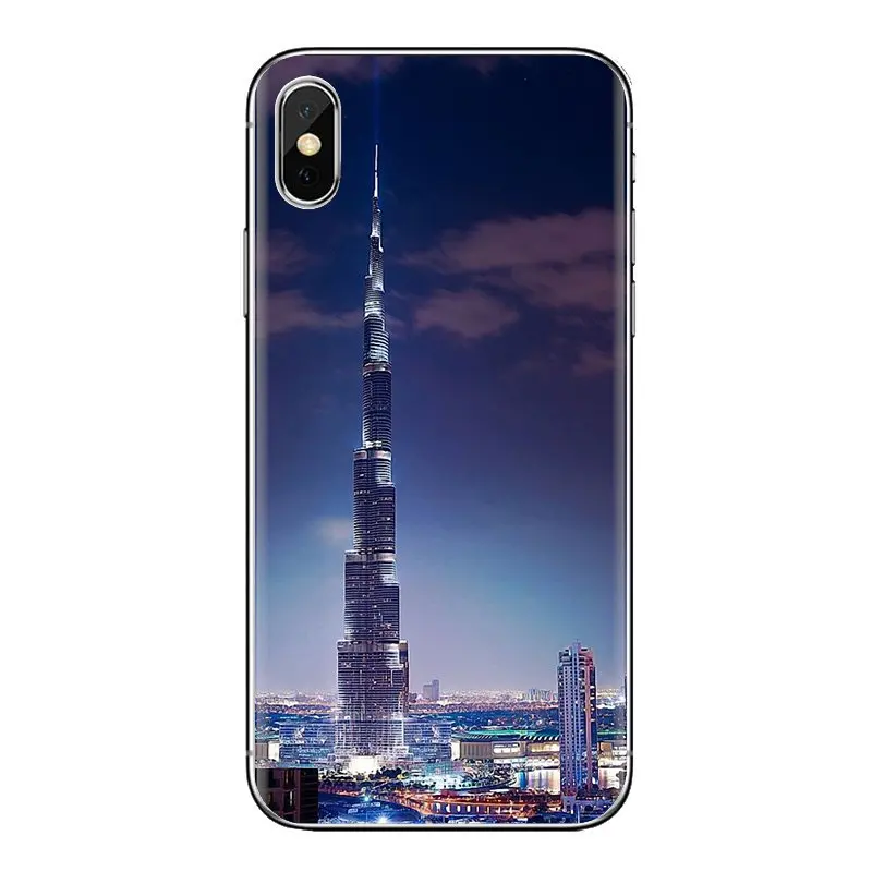 Башня будж-Халифа здания в Дубае для мобильного телефона чехол Huawei NOVA 2 3 2i 3i Y6 Y7 Y9
