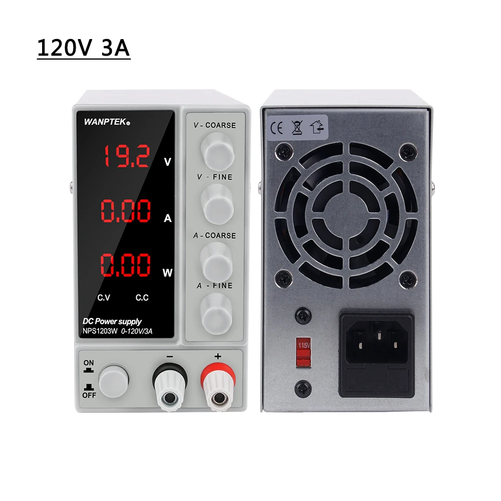120V 3A Регулируемый лабораторный источник питания постоянного тока 30 в 10 А регулятор напряжения 220 В 110 В импульсные источники питания для телефона Fonte De Bancada - Цвет: 120V 3A