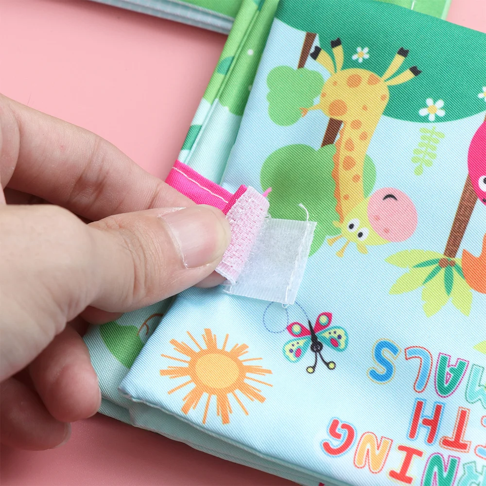 

4PCS Baby First Cloth Leaning Book Intelligence Development Cloth Book Toys