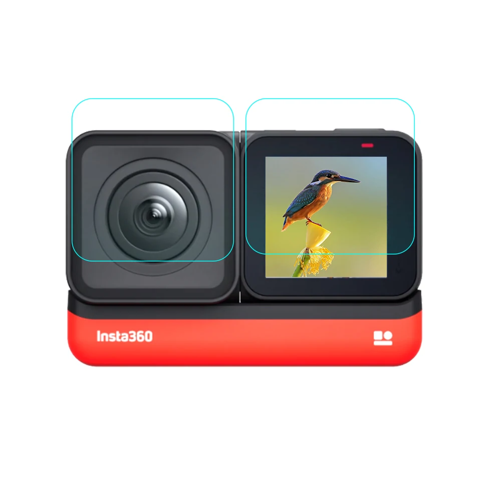 1/2/3 комплекта закаленное стекло для защиты экрана Insta360 ONE R Защитная пленка