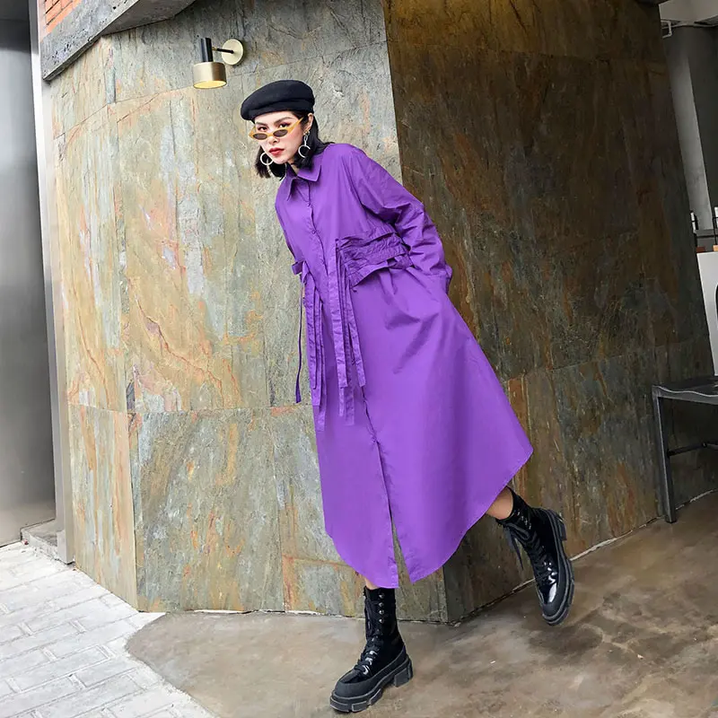 Платье XITAO женское черное с длинным рукавом плиссированное 2020|Женские платья| |