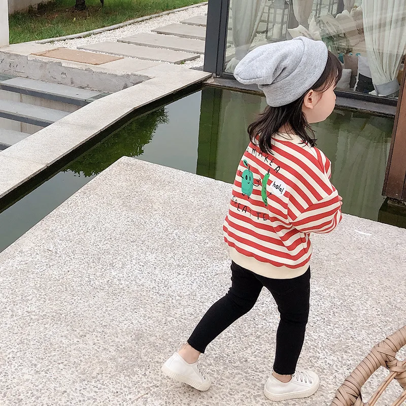 Осенний детский мультяшный флис с вышивкой в виде банана для мальчиков и