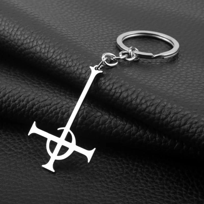 Цепочка для ключей из нержавеющей стали с изображением призрака BC | Брелки