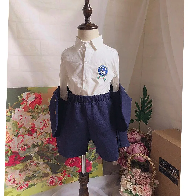 Коллекция 2019 года зимняя детская одежда в испанском стиле куртки и рубашки штаны