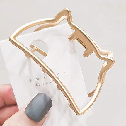 Металл заколки для волос зажим аксессуар Для женщин минималистский изящный