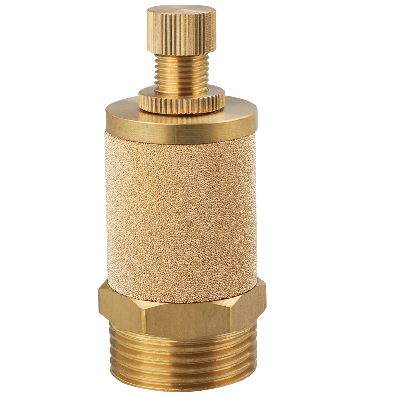 Пневматический латунный для глушителя выхлопного звука BSL M5 1/8 &quot1/4&quot 3/8 &quot1/2&quot