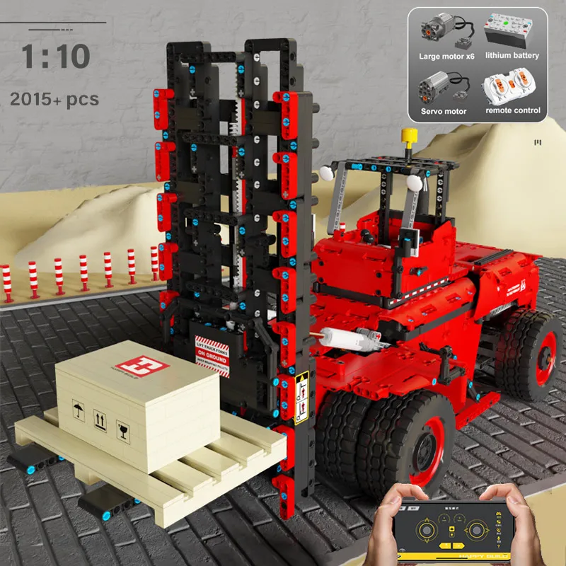 

MOC High-Tech APP Truck RC Heavy Forklift Engineering Car Model MOC-42082 Building Blocks Bricks Educational Toys Birthday Gifts