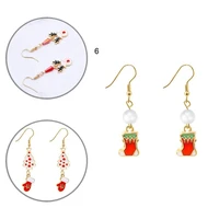classic drop earrings christmas tree women lightweight cartoon dangle earrings hook earrings earrings 1 pair