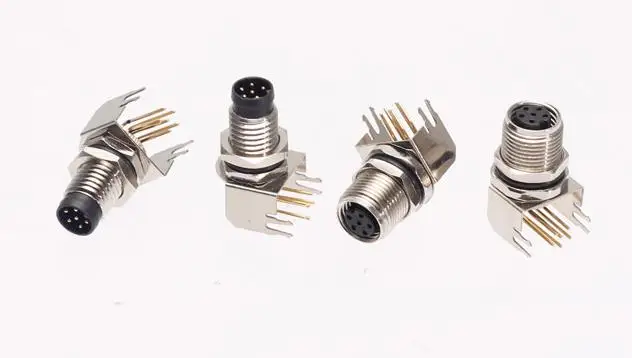 M8 3/4/5Pin right angle locking Connectors Aviation Plug Socket | Обустройство дома
