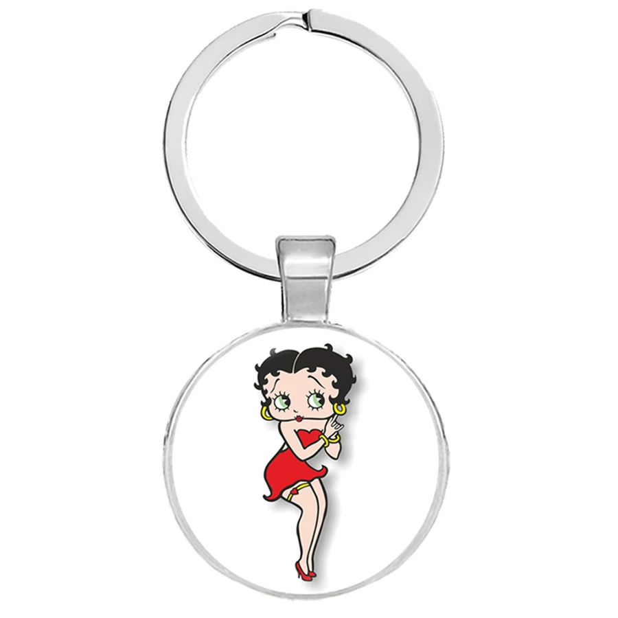 Betty Boopkeychains равномерное платье серии узор художественное изображение Подвески