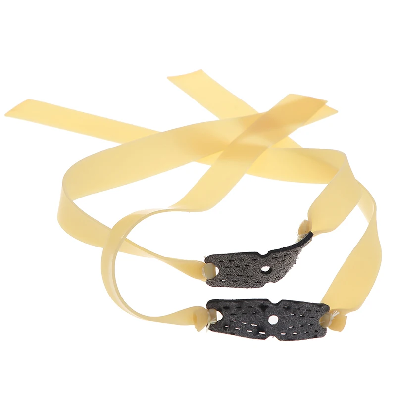 

2Pcs Outdoor Slingshot Rubber Band Natural Latex Catapult Flat 1.0mm Elastic Resilient Tube For Slingshot Hunting Accessory