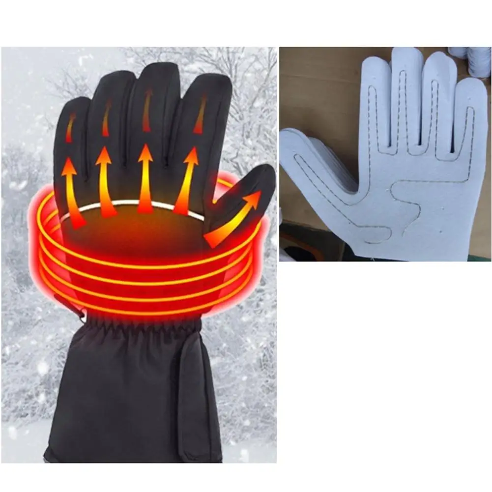 

4.5V Ski Gloves USB Electric Warmers Heating Finger Gloves Thick Heated Washable Gloves Winter Thermo For Outdoor Use