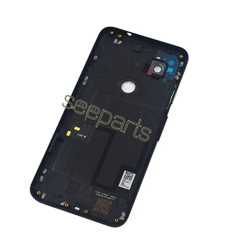 

5.81" Original For Google Pixel 4A Battery Cover Door Back Housing Rear Case Pixel 4A Battery Door With Camera Lens Replacement