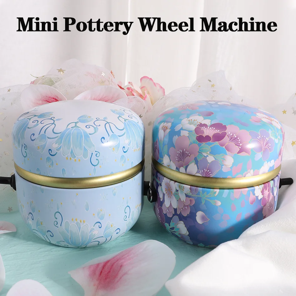 

Mini Pottery Wheel Machine Pottery Machine Electric Pottery Wheel DIY Clay Tools With Pottery Turntable Ceramic Forming Machine