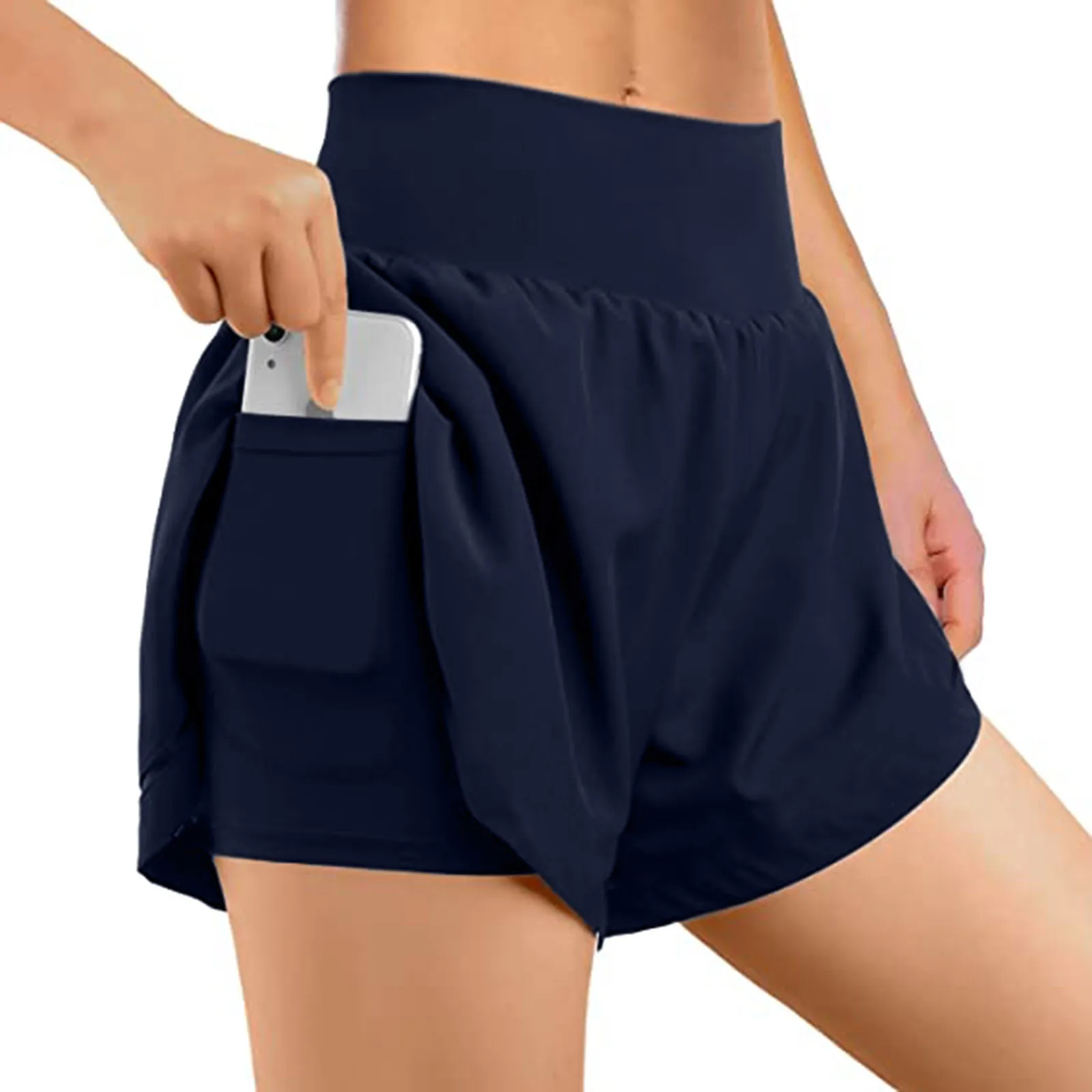 

Women's Casual Slim Sports Shorts Ankle-length Trousers Baggy Harem Training Fitness Run Sports Shorts Women Gym Shorts R5