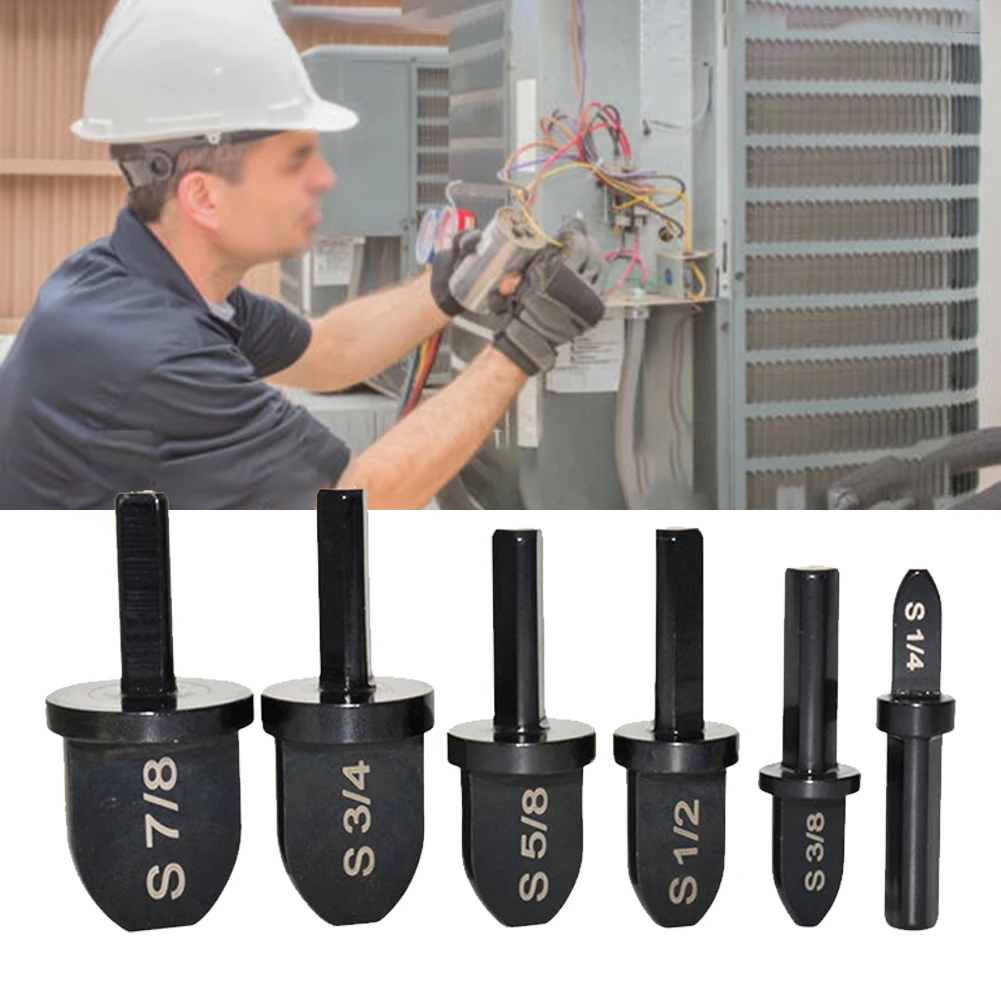 

Swaging Tool Drill Bit Set With 1/4\" 3/8\" 1/2\" 5/8\" 3/4\" 7/8\" Bits High Quality Durable It Easier To Expand HVAC Pipes