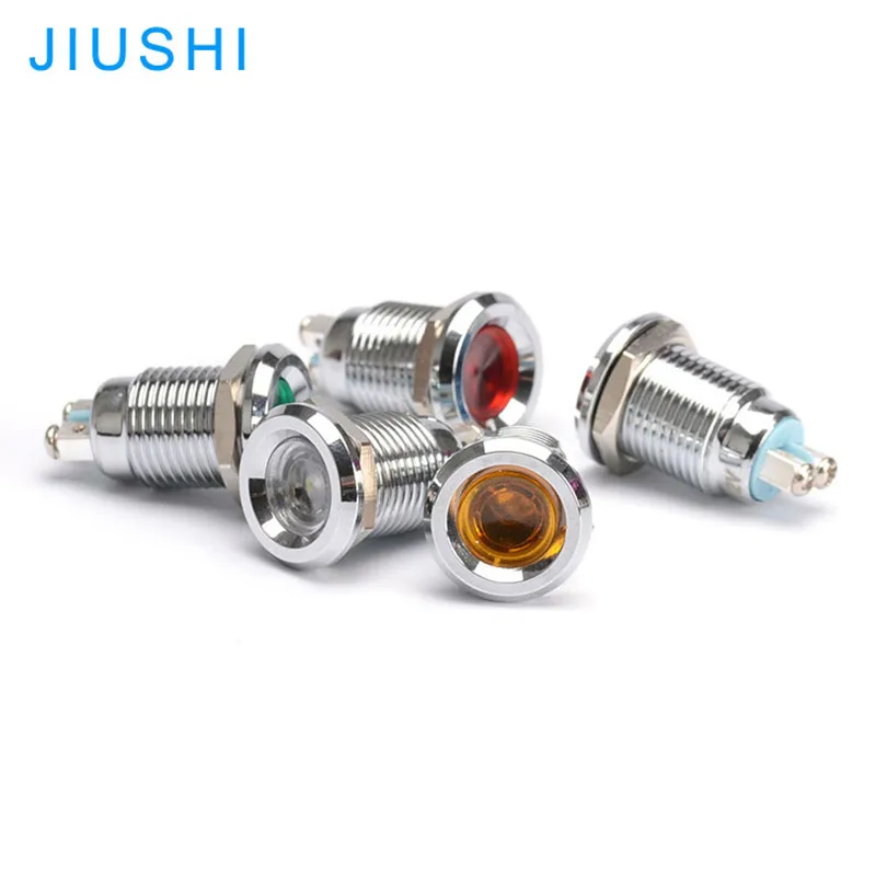 10 шт. водонепроницаемые светодиодсветодиодный сигнальные лампы 12 мм В/24 В/220 В