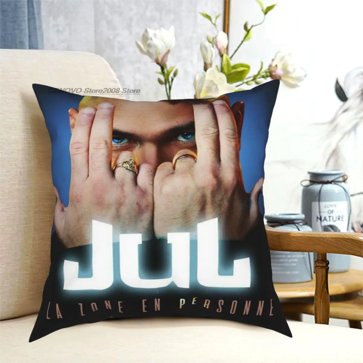 

Juli Platz Kissen Polyester Kreative Zipper Dekorative Kissen Fall Sofa Kissen Abdeckung 45*45cm