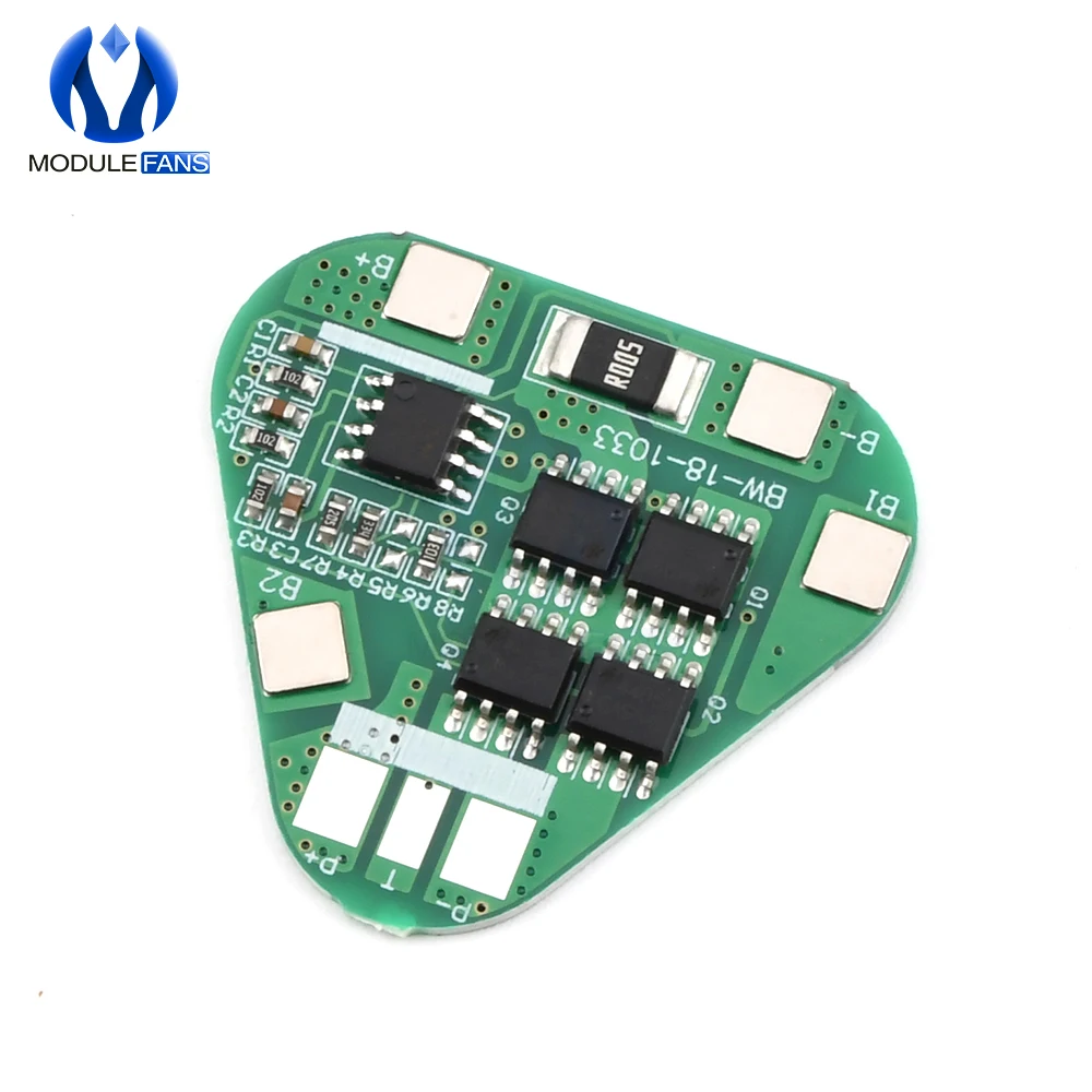 Цилиндрическая призматическая литий-полимерная батарея 3 S серии 4A Li-ion Cell PCB Module Diy