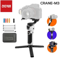 zhiyun crane m3 3 axis handheld gimbal stabilizer for smartphones mirrorless action camera for eos r a7m4 a7s3 a6600 z6 zfc x t4