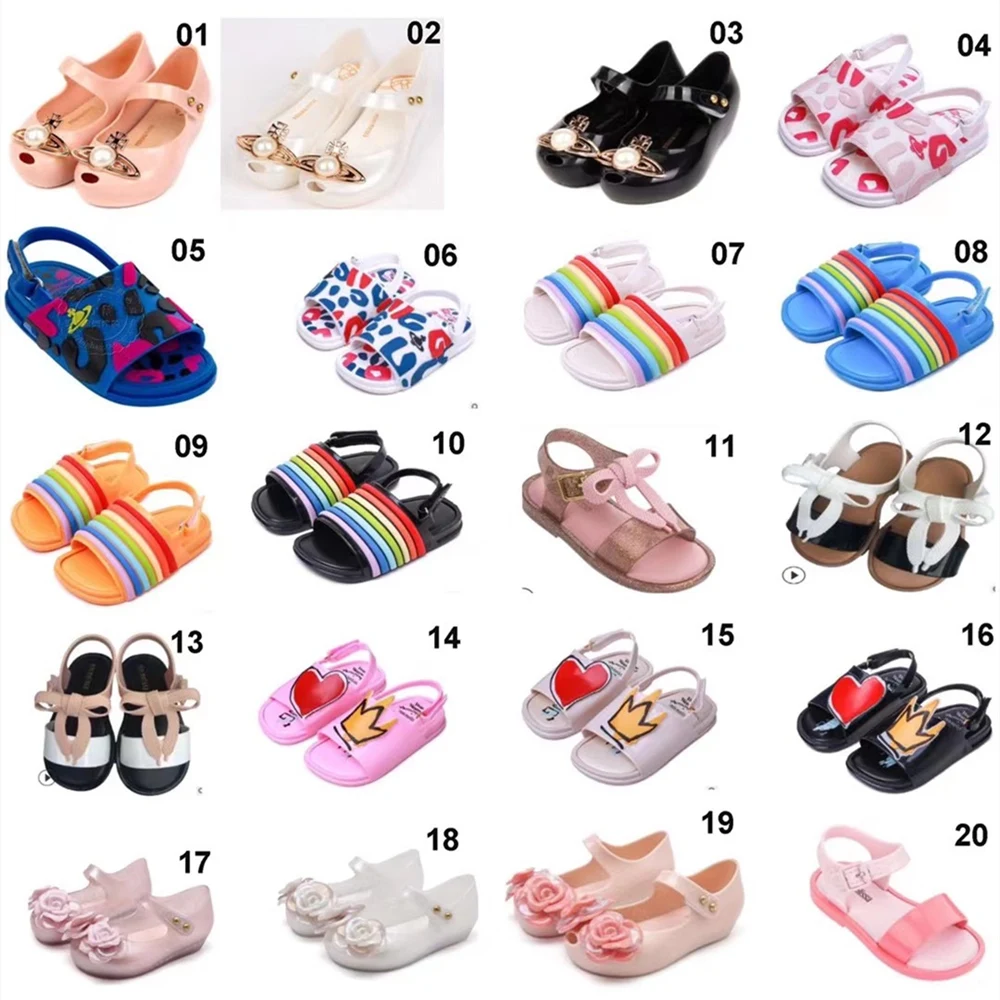 

Summer Mini Melissa Kids Shoes Jelly Shoes Avocado Children Fruit Sandals And Slippers Strawberry Decorative Slipper Factory