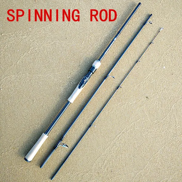 spinning rod 3 секции карбоновая удочка спиннинговое удилище литейный стержень 1,8/2,1/2,4/2,7 m быстрое действие Удочка ML мощность M/MH жесткий стержень - Цвет: spinning rod
