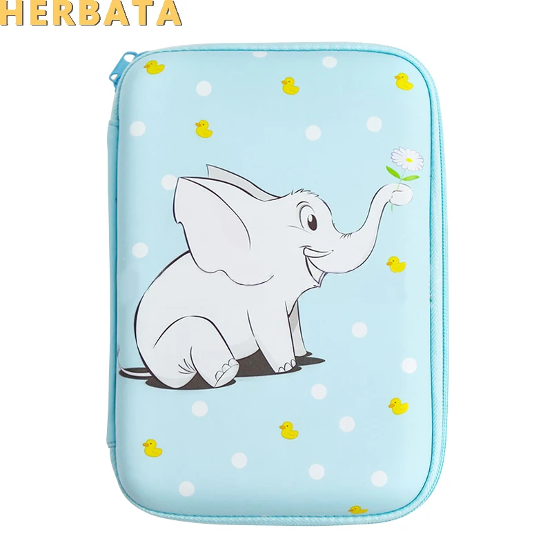 Простой чехол для карандашей большой вместимости маленький свежий Женский