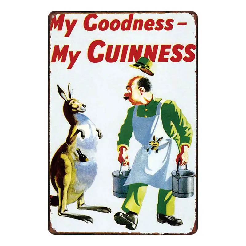 

Guinness Tin Sign Metal Painting Vintage Art Wall Pub House Cafe Garage Home Retro Decor Cuadros Metal Poster SA-3066