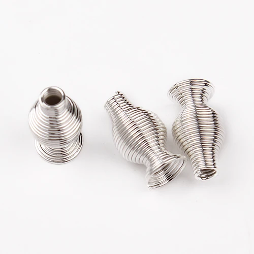

50pcs/lot Vase Shape Charms Beads 16mm Antique Bronze Gold Silver Color for DIY Bracelet Necklace Jewelry Making