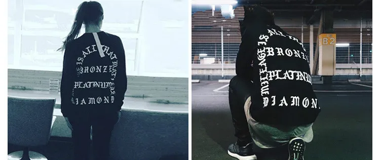 Ulzzang корейский стиль High Street бренд Kanye Кокосовая футболка с длинным рукавом буквенный принт пара оверсайз S~ 3XL