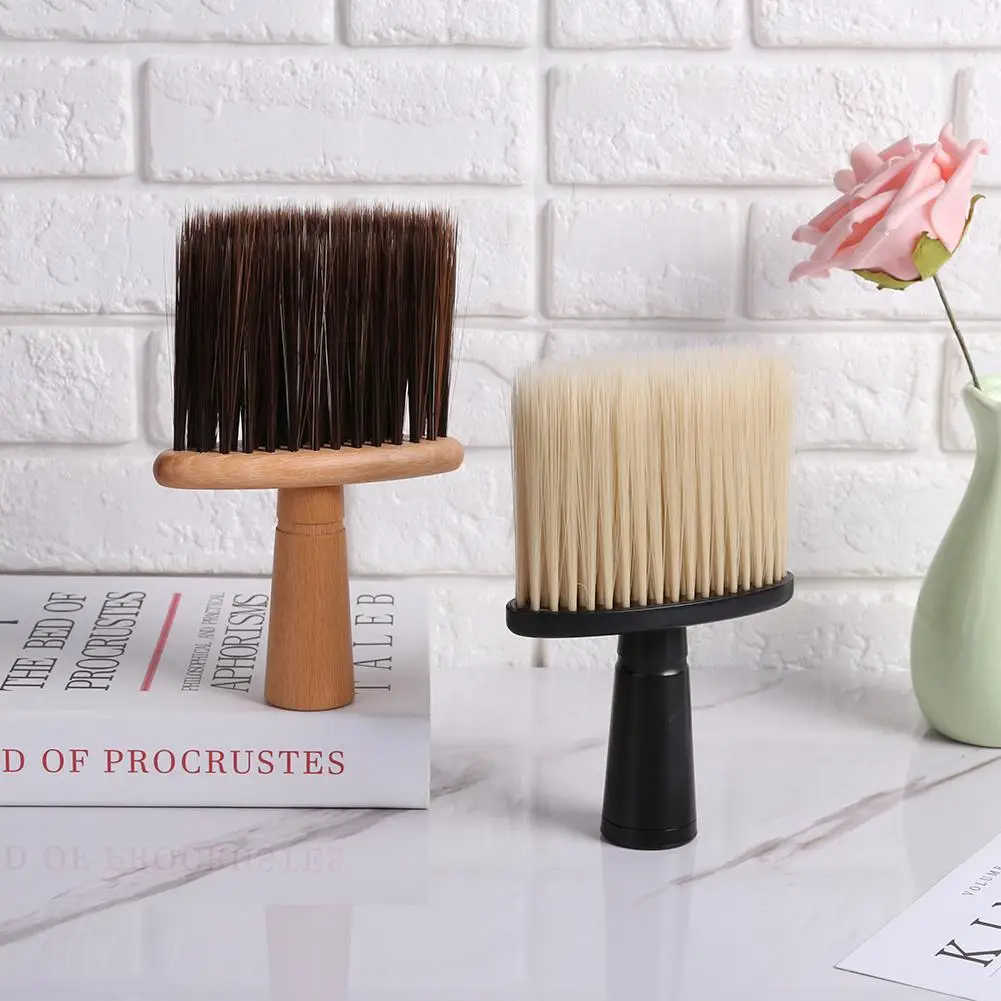 

Soft Hair Brush Neck Face Duster Hairdressing Hair Cutting Cleaning Brush For Barber Salon Hairdressing Accessory Styling Tools