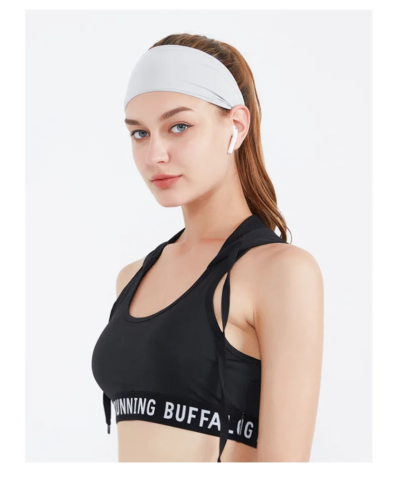 

Print Absorbing Sweat Hair Bands Men Women Outdoor Running Fitness Elastic Yoga Headbands Headwrap Sports Headwear Accessories