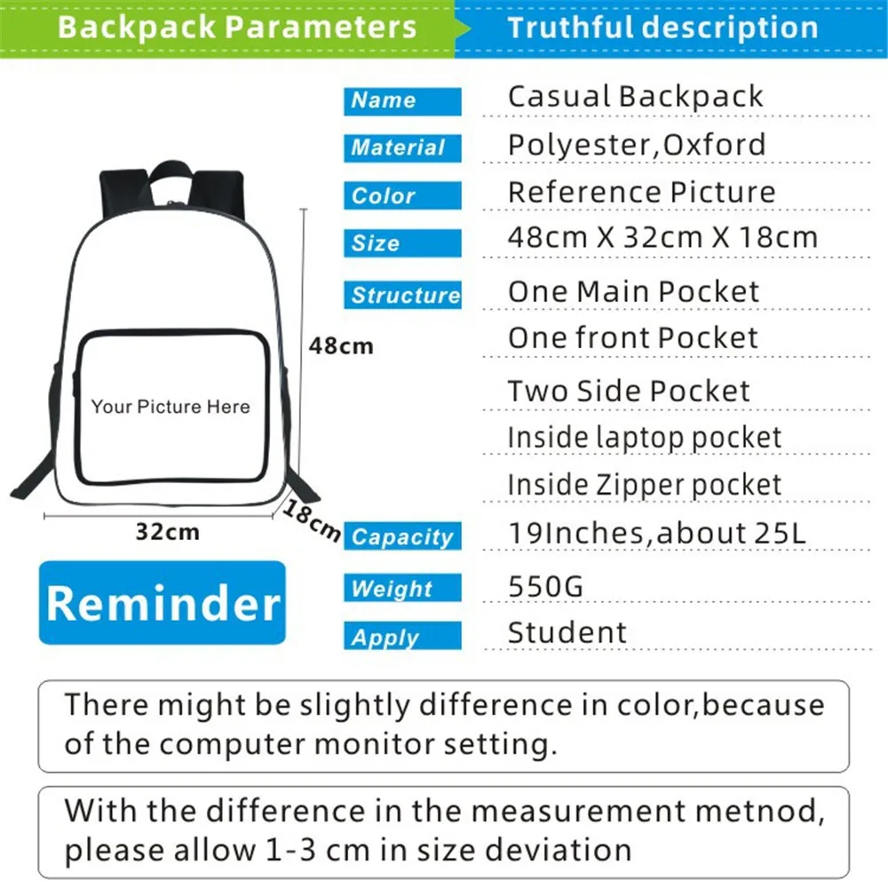 Dinosaur School Bag Men Bookbag Boy Girl Bag Students Knapsack Men Travel Shoulder Backpacks Double-layer Rucksack Children Bag