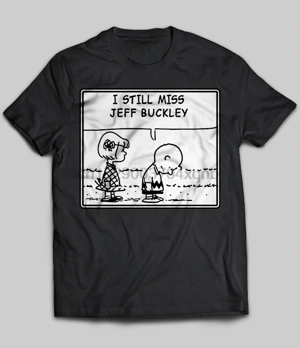Брендовая футболка с надписью I Still Miss Jeff Buckley Мужская коротким рукавом |