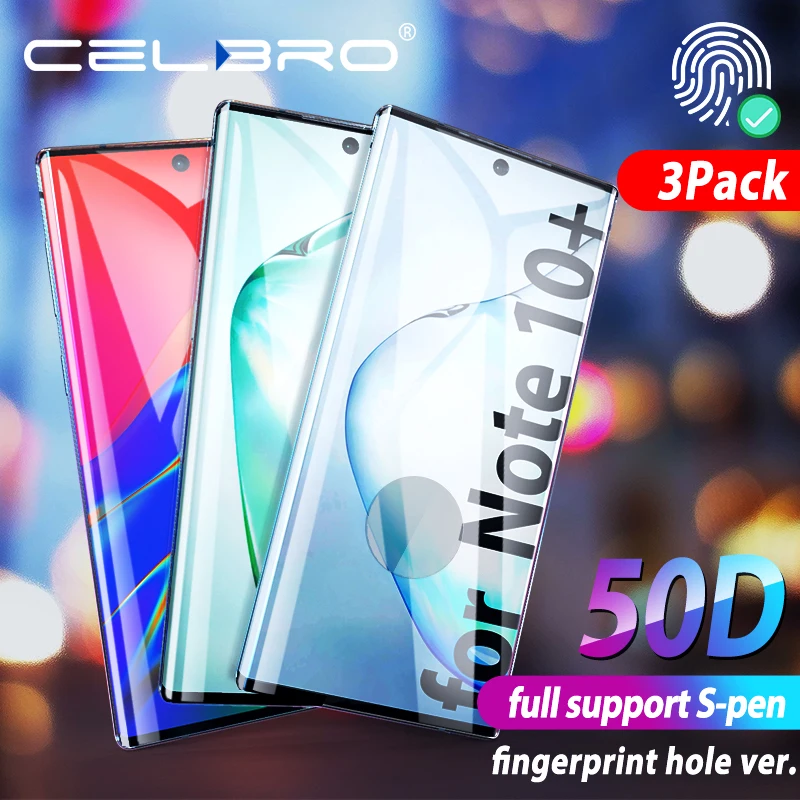 Закаленное стекло для samsung Galaxy Note 10 Plus, Защитное стекло для экрана samsung Note10 Plus Note10+ 10pro, защитная пленка для экрана