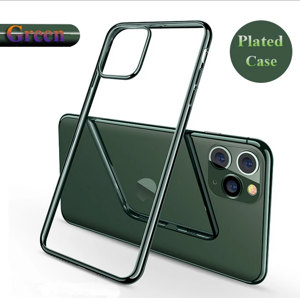 Для iPhone 11 чехол Ультратонкий резиновый покрытие из ТПУ для Pro Max силиконовый Fundas