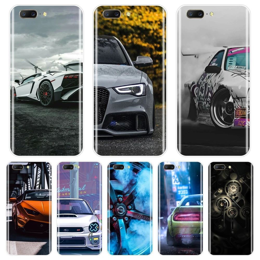 Задняя крышка для One Plus 3 3T 5 5T 6 6T 7 Pro мягкая силиконовая Автомобильная Спортивная