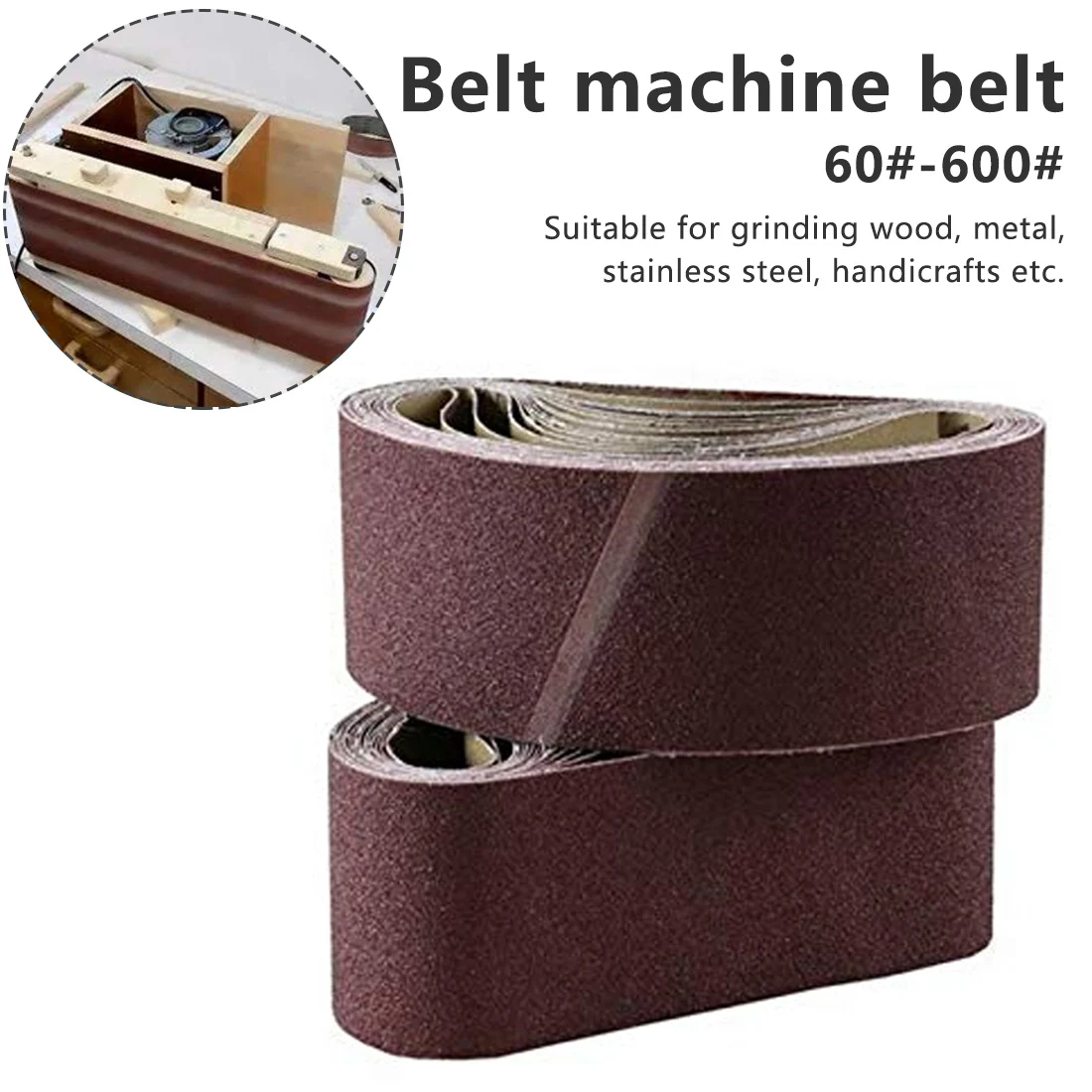 

915*98mm Sanding Belts P60 - P600 Abrasive Sanding Screen Band for Wood Soft Metal Grinding Polishing Abrasive Belt