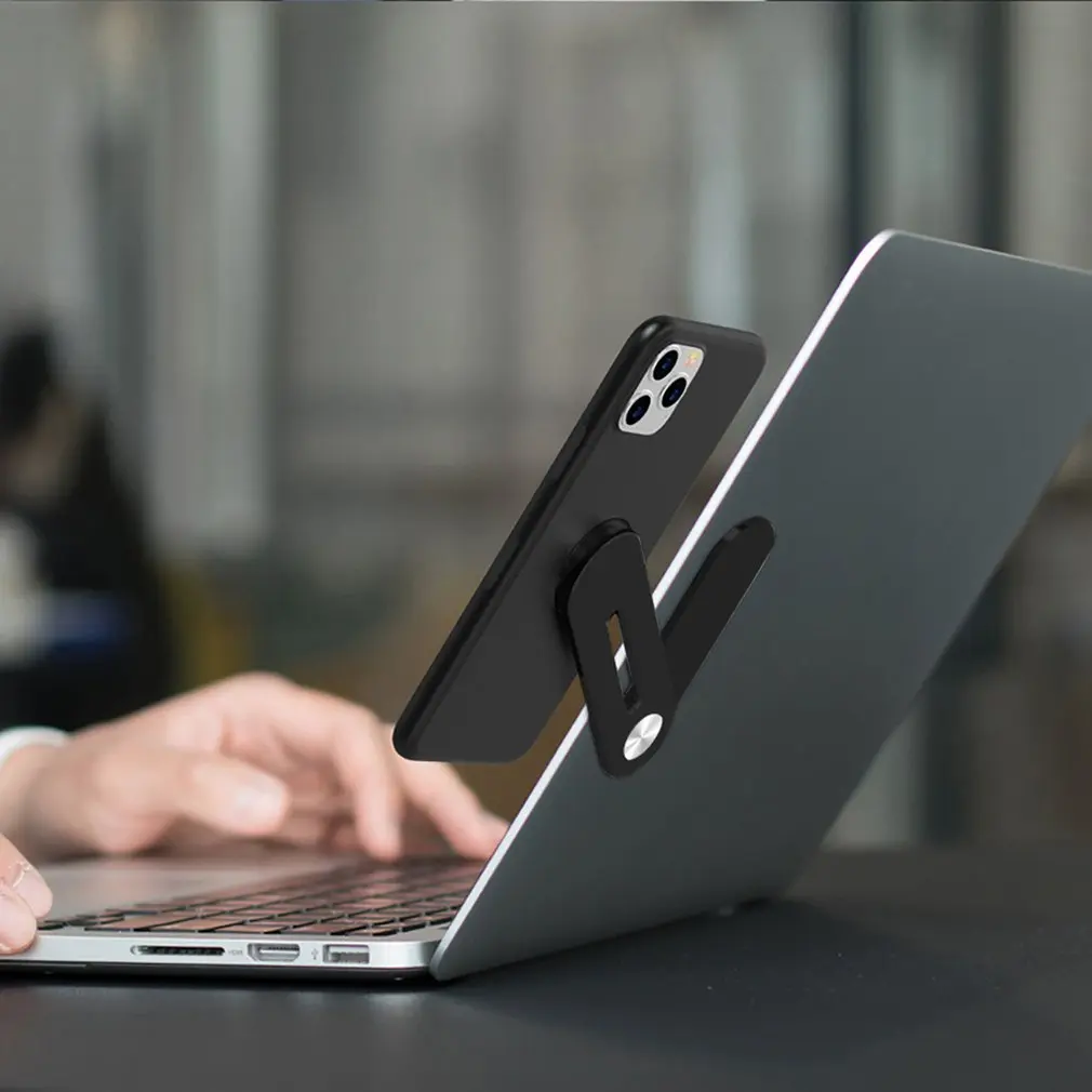 

Screen Support Hoder Laptop Side Mount Connect Tablet Bracket Dual Monitor Display Clip Adjustable Phone Stand Holder
