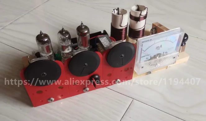 Электронная трубка три лампы QRP станция электронная трубка радио приемопередатчик 7,023 7,050 приемопередатчик наборы двойного назначения