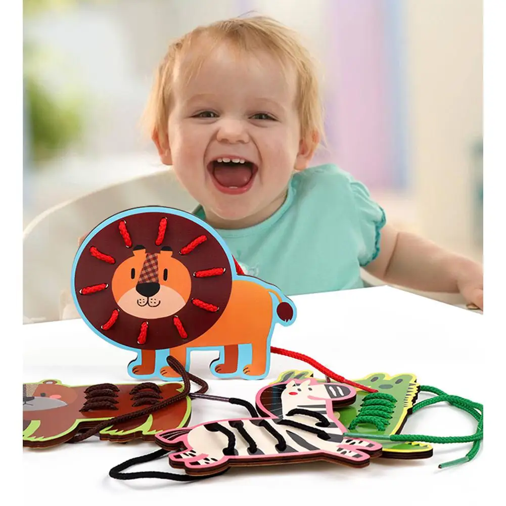 Мультяшные животные/фрукты 4 шт. доска для нарезания резьбы Обучающие ранние