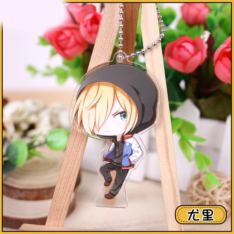 1pcs Kawaii New Cartoon Anime Rem Printed Acrylic Keychain Backpack Decor Prop Pendant Keyring Women Men Christmas Gift - купить по