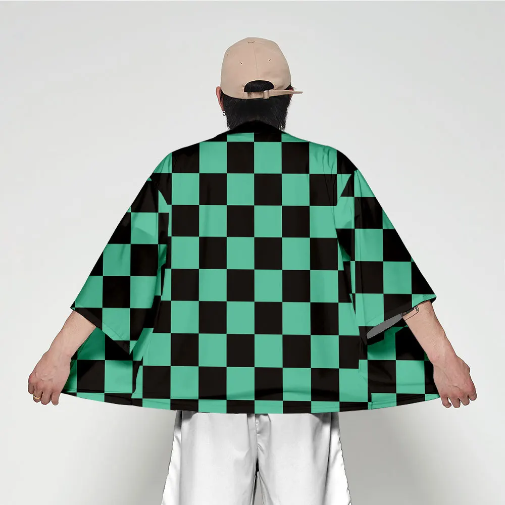 Demon Slayer Kimetsu no Yaiba 3D полный принт японского Аниме кимоно Haori Yukata Косплей Женщины/Мужчины Лето Повседневная крутая уличная одежда
