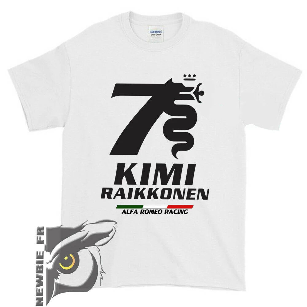 

Kimi Raikkonen Alfa Romeo Racer T-Shirt Sizes S-2Xl #190