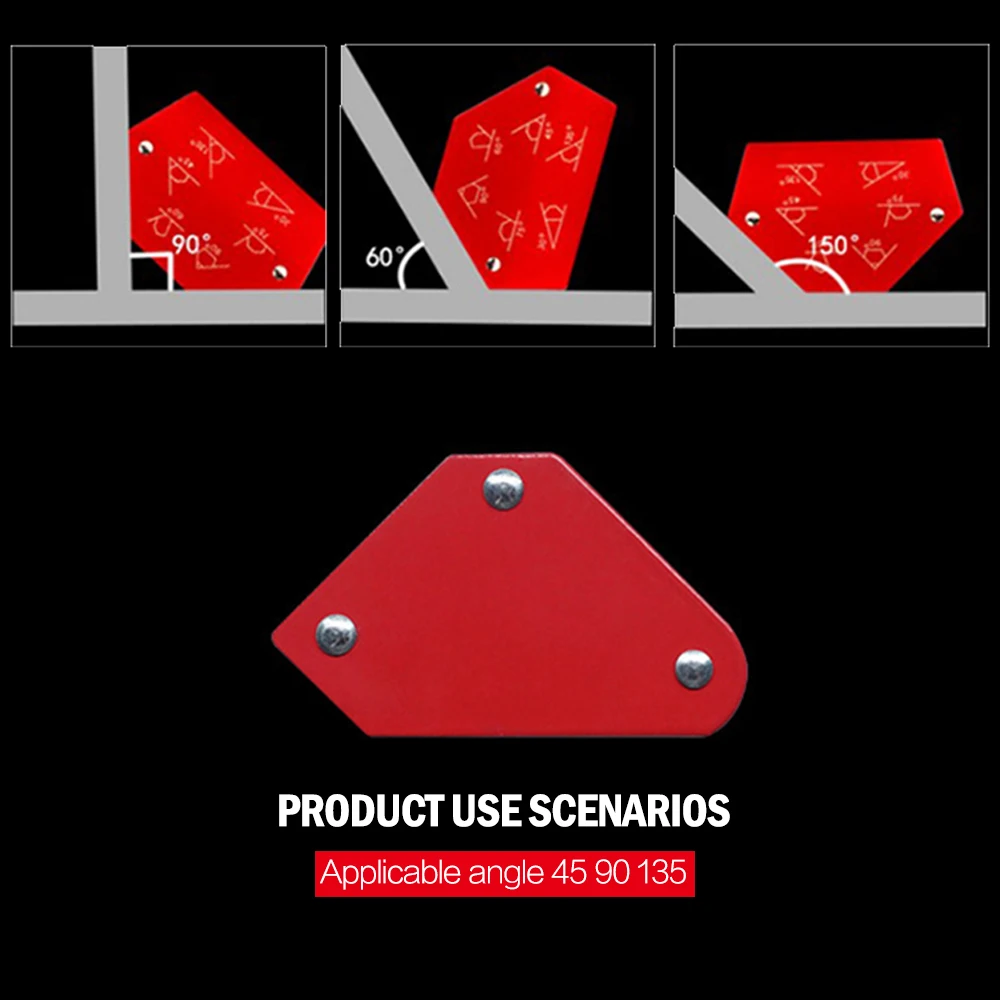 

6 Pcs/Set Magnetic Welding Holders Angle Soldering Locator Tool Welding Accessories Positioner Fixture Ferrite Auxiliary Tool