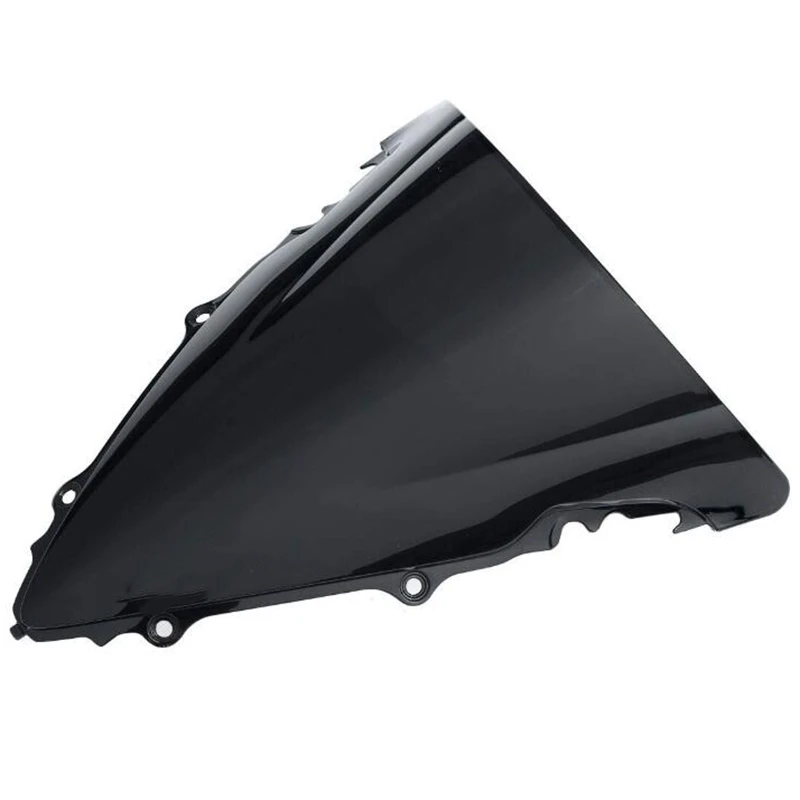 Мотоциклетные ветровые стекла черные двойные Пузырьковые экраны для Yamaha YZF R6