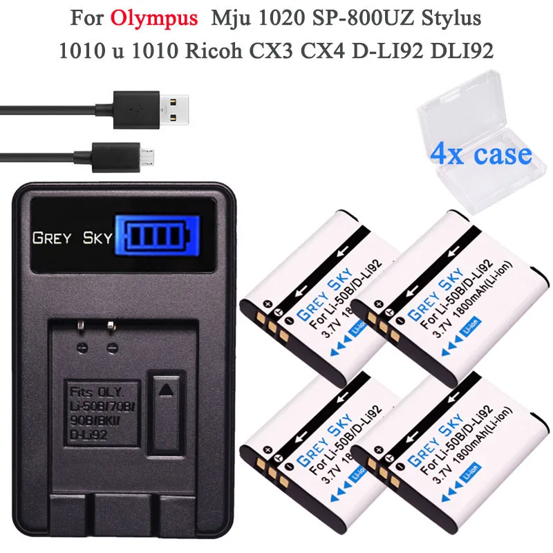 Аккумулятор li50b Li 50B LI50B li + зарядное устройство USB для OLYMPUS SP 810 800UZ u6010 u6020 u9010 SZ14 SZ16 D755