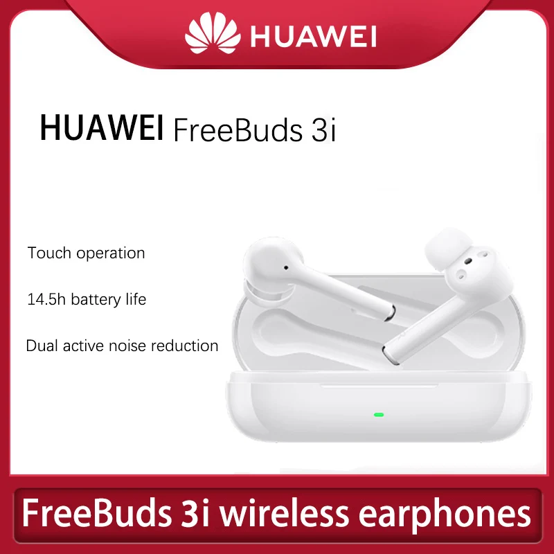 Huawei FreeBuds 3i auricolari bluetooth wireless riduzione del rumore in esecuzione ascolto di musica auricolari in-ear