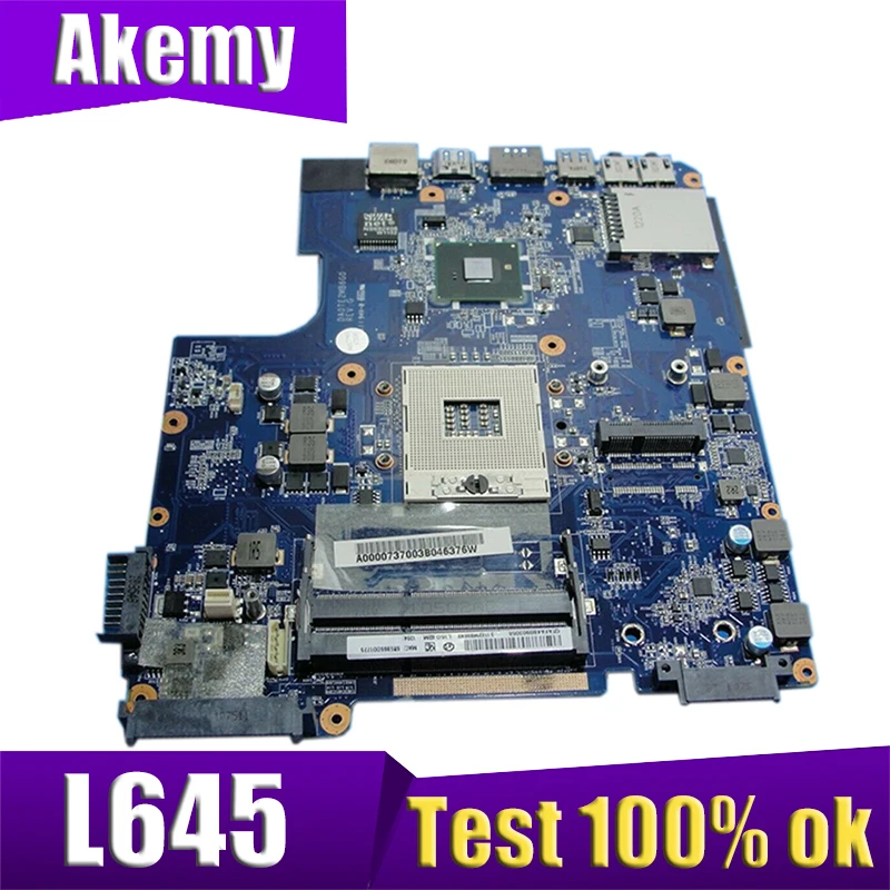 

Материнская плата AKEMY A000073390 для ноутбука TOSHIBA Satellite L645, материнская плата ноутбука DA0TE2MB6G0 HM55